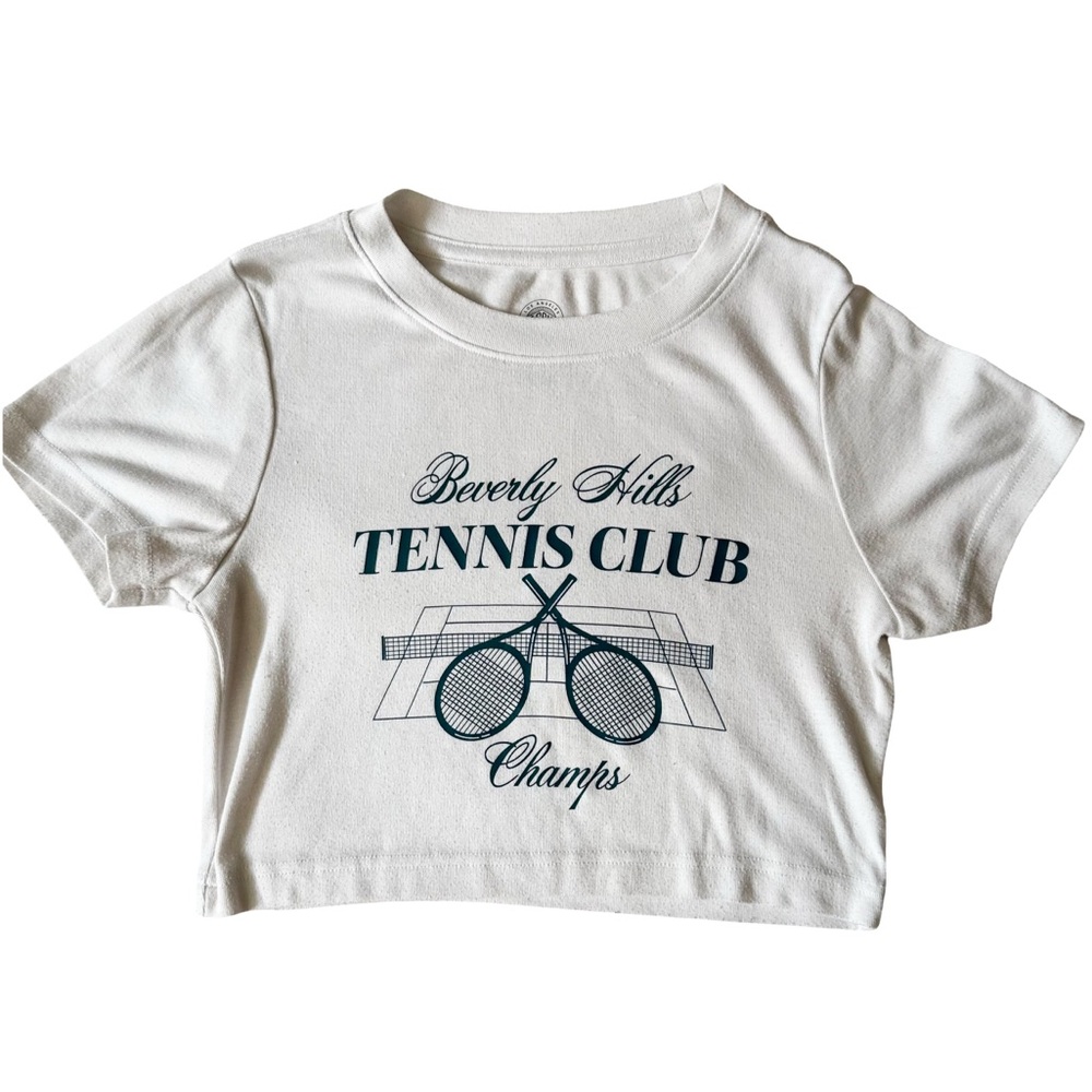 Pacsun cropped tennis tshirt